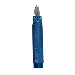 Coltello apricasse blu